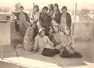SIDI BEL ABBES COLLEGE MODERNE DE JEUNES FILLES 1960 LES INTERNES N01
